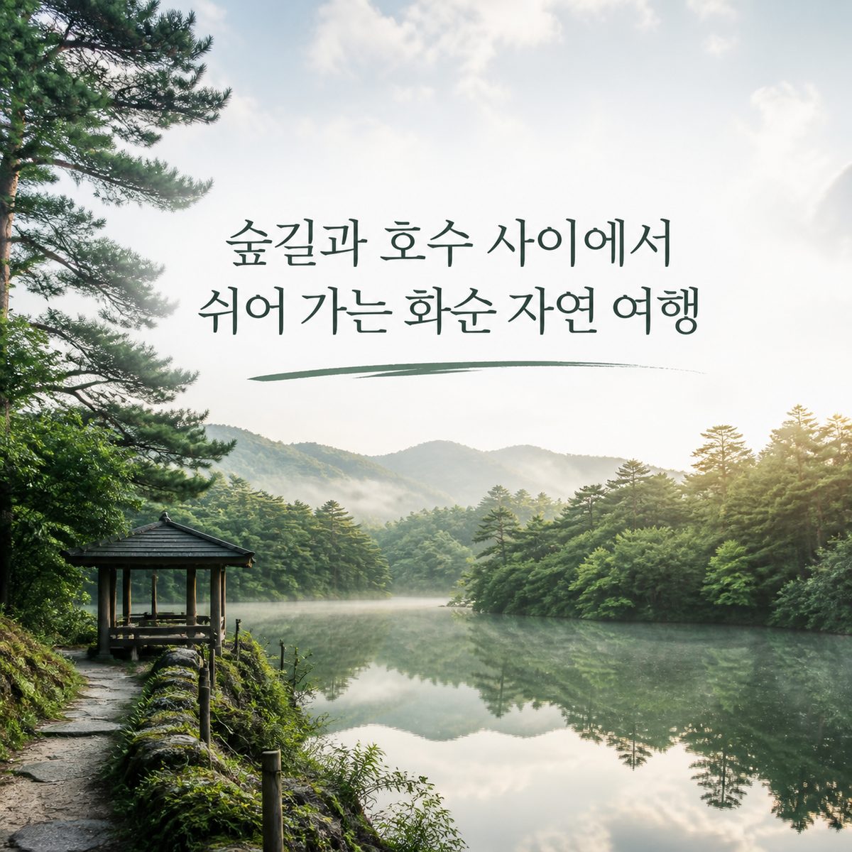 숲길과 호수 사이에서 쉬어 가는 화순 자연 여행