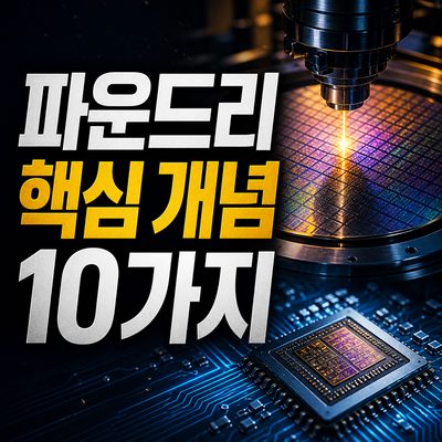 뉴스가 쉬워지는 파운드리 핵심 개념 10가지