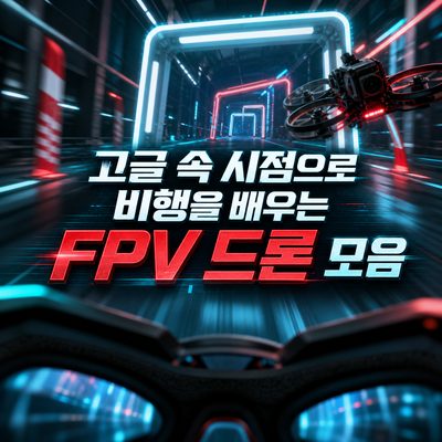 고글 속 시점으로 비행을 배우는 FPV 드론 모음