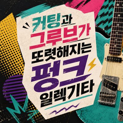 커팅과 그루브가 또렷해지는 펑크 일렉기타