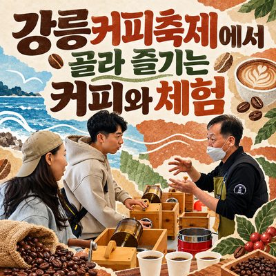 Coffee and Activities to Pick at the Gangneung Coffee Festival