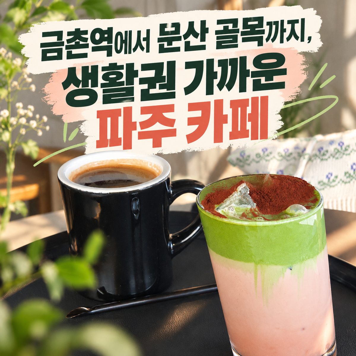 금촌역에서 문산 골목까지, 생활권 가까운 파주 카페