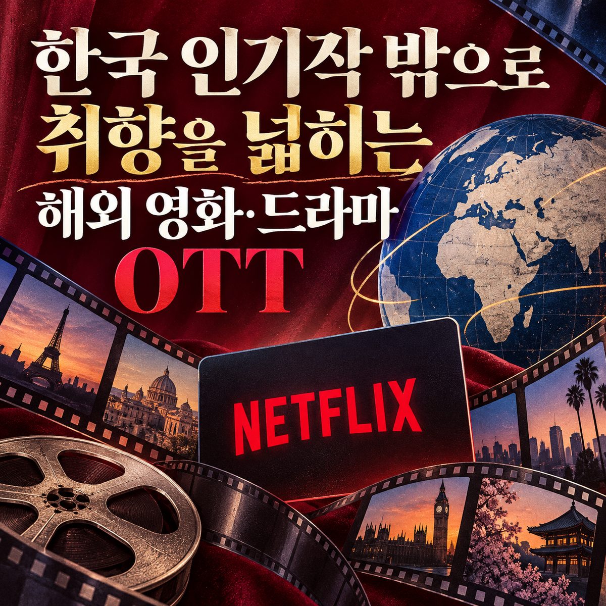 Foreign Film and Drama OTTs for Broadening Your Taste Beyond Korean Hits