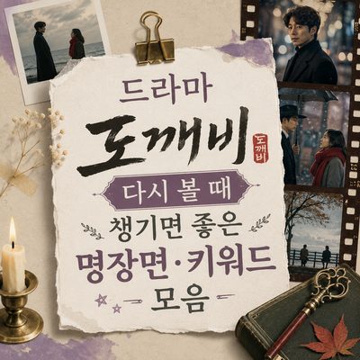 드라마 도깨비 다시 볼 때 챙기면 좋은 명장면·키워드 모음