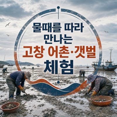 물때를 따라 만나는 고창 어촌·갯벌 체험