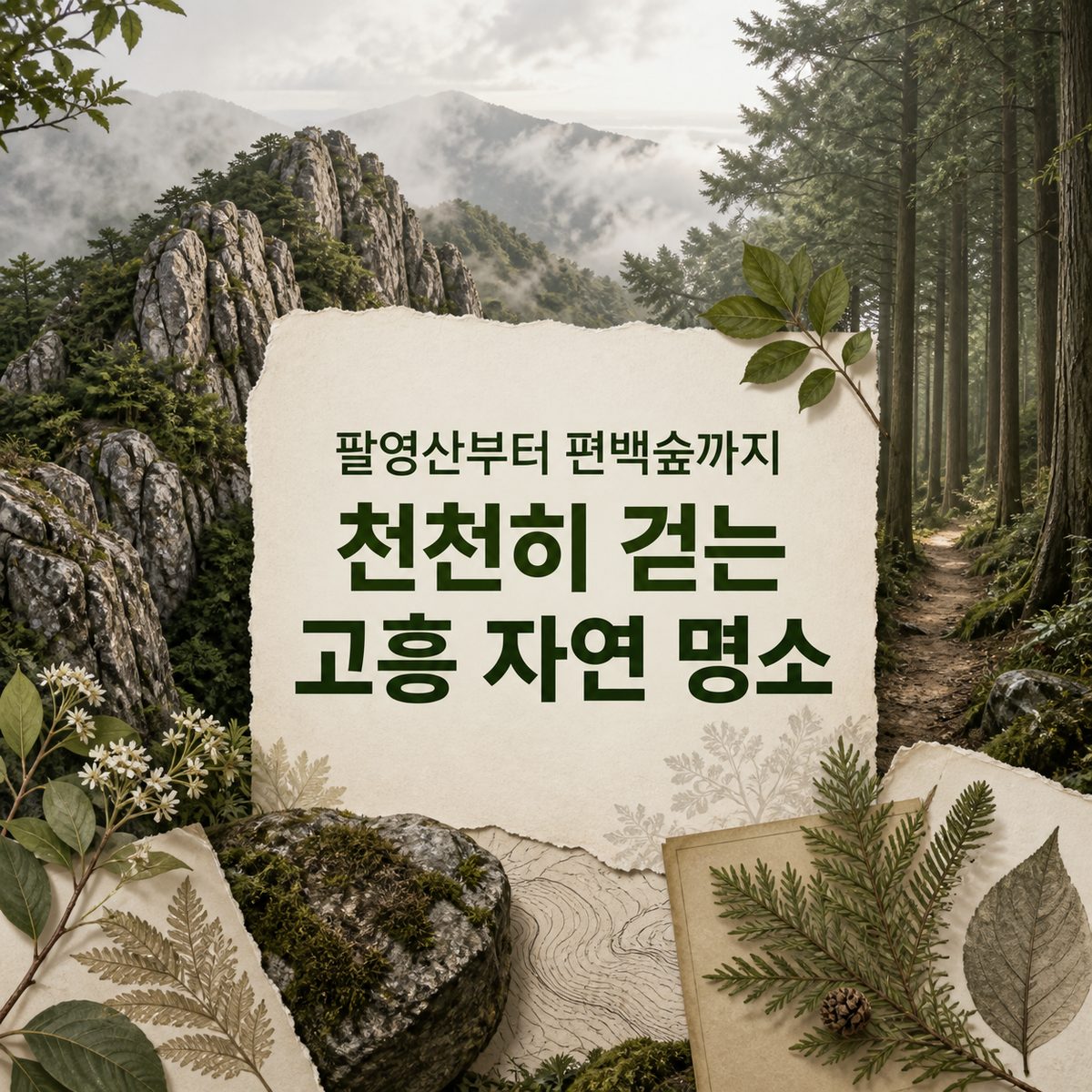 팔영산부터 편백숲까지 천천히 걷는 고흥 자연 명소
