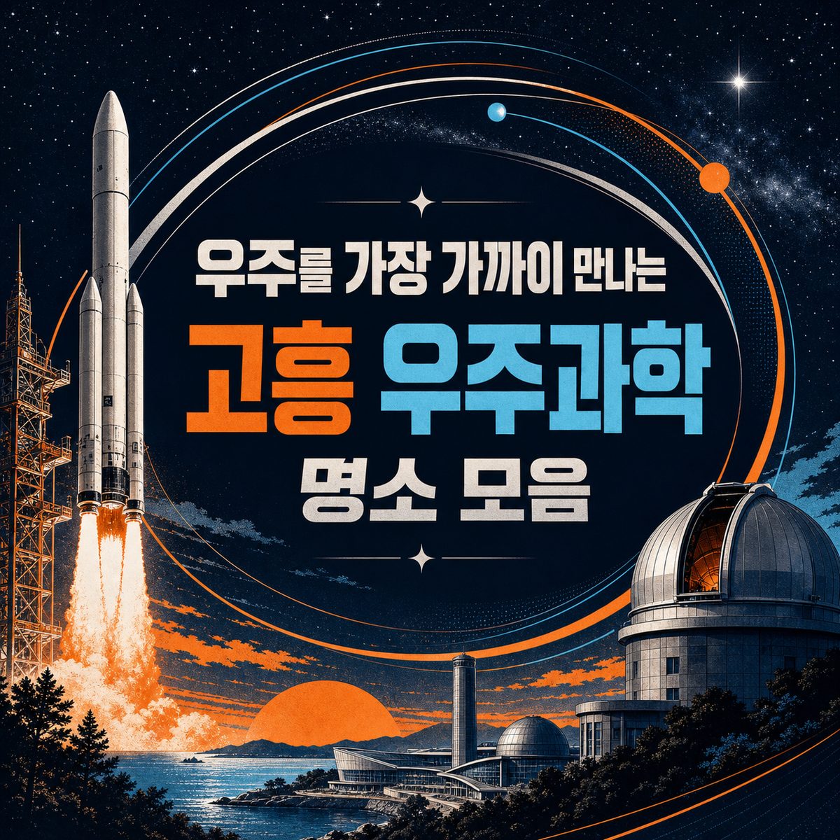 우주를 가장 가까이 만나는 고흥 우주과학 명소 모음