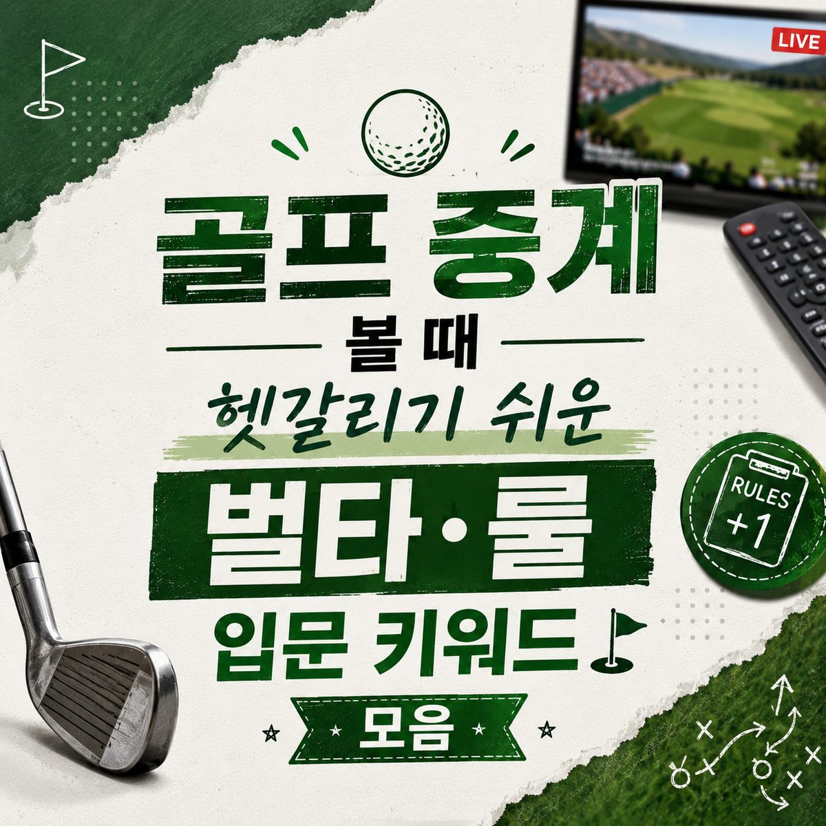 골프 중계 볼 때 헷갈리기 쉬운 벌타·룰 입문 키워드 모음