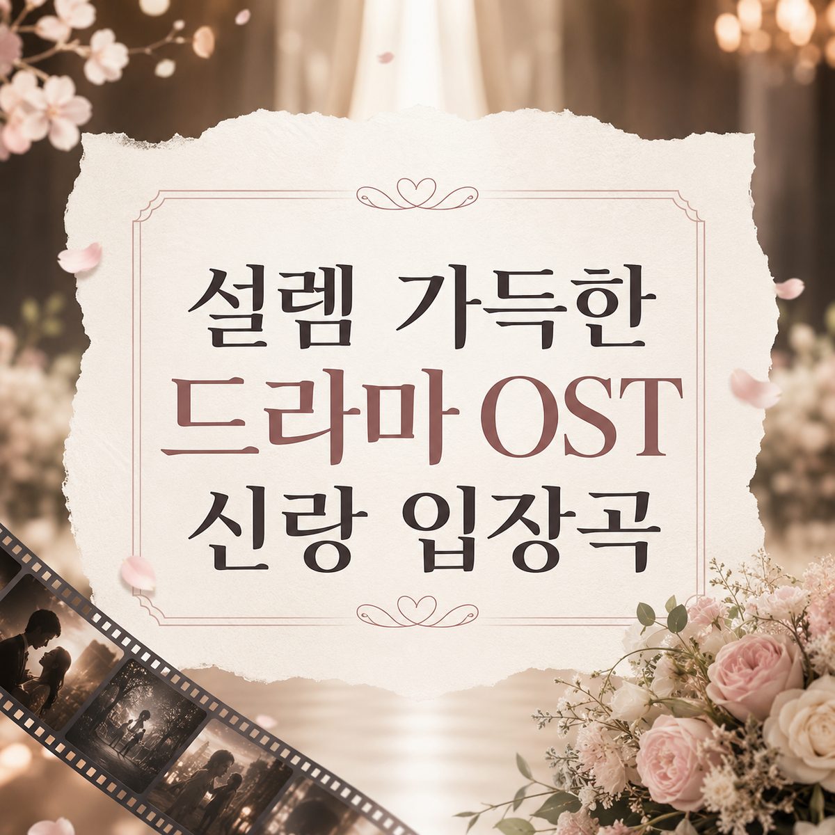 설렘 가득한 드라마 OST 신랑 입장곡
