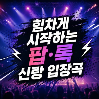 힘차게 시작하는 팝·록 신랑 입장곡