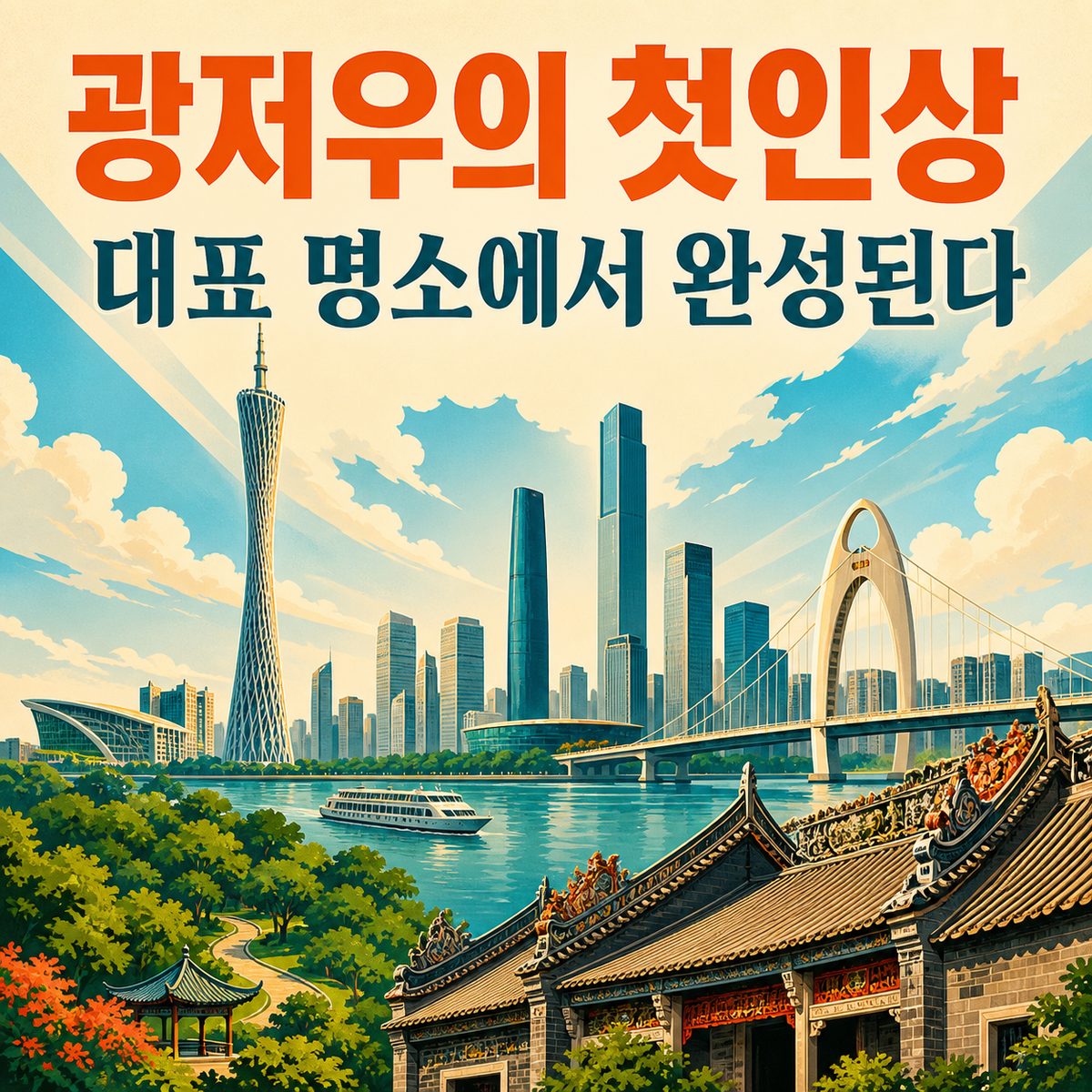 광저우의 첫인상을 완성하는 대표 명소