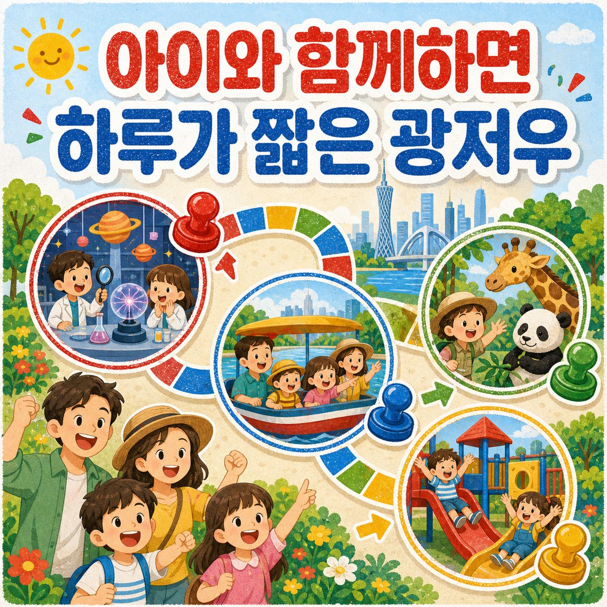 아이와 하루가 짧아지는 광저우 체험 여행