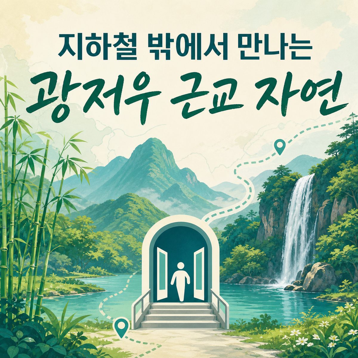 지하철 밖에서 만나는 광저우 근교 자연 여행