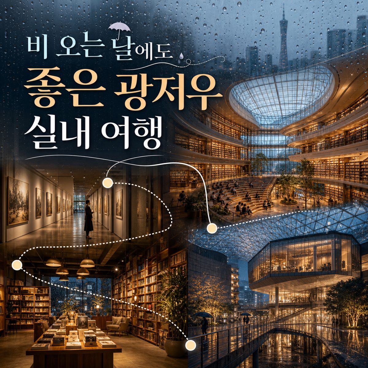 비 오는 날에도 일정이 무너지지 않는 광저우