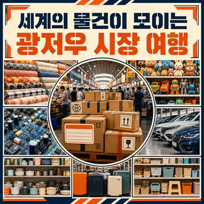 세계의 물건이 모이는 광저우 시장 여행