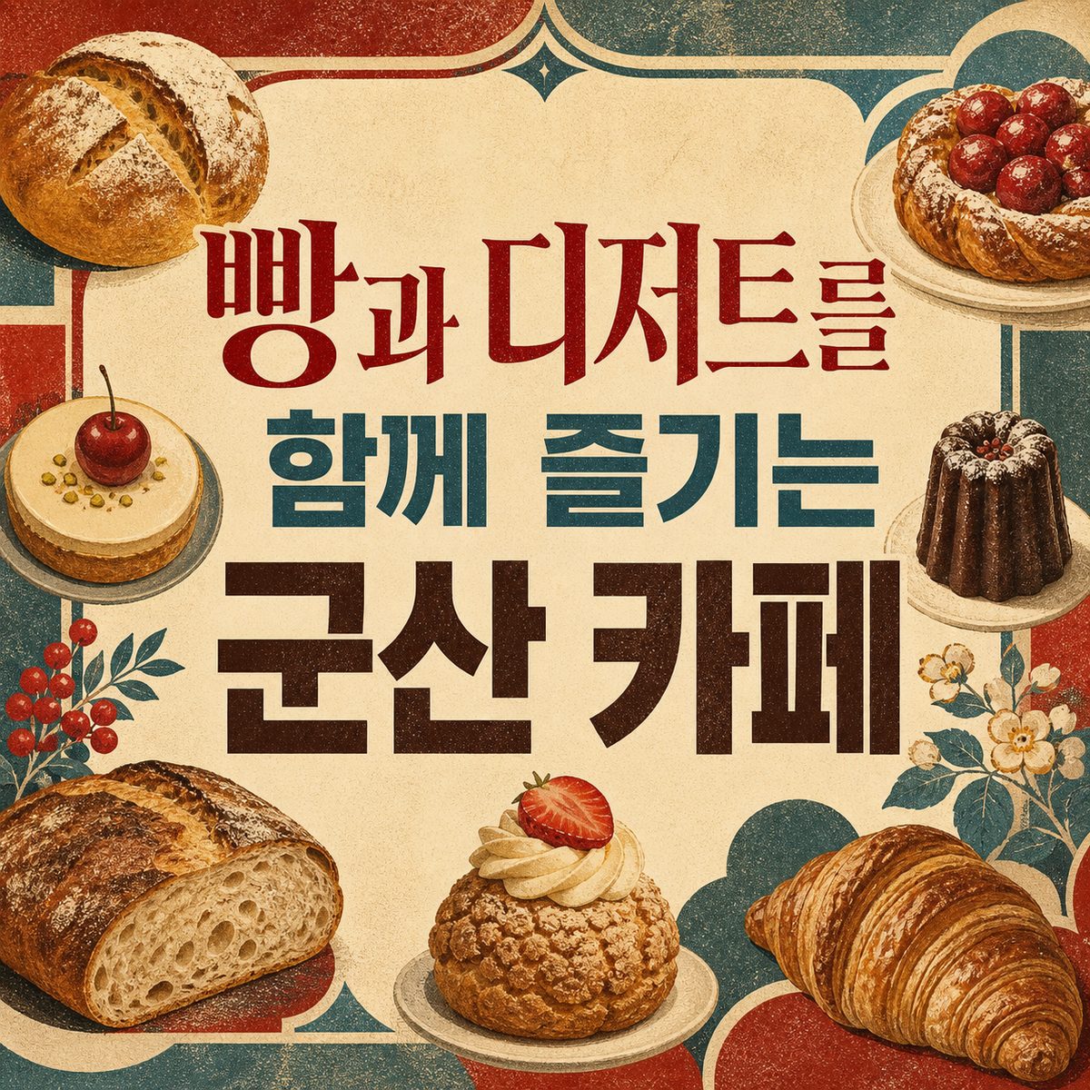 빵과 디저트를 함께 즐기는 군산 카페