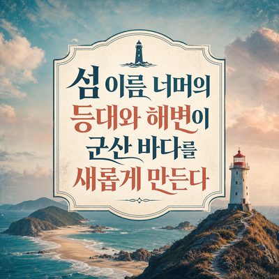섬 이름 너머의 등대와 해변이 군산 바다를 새롭게 만든다