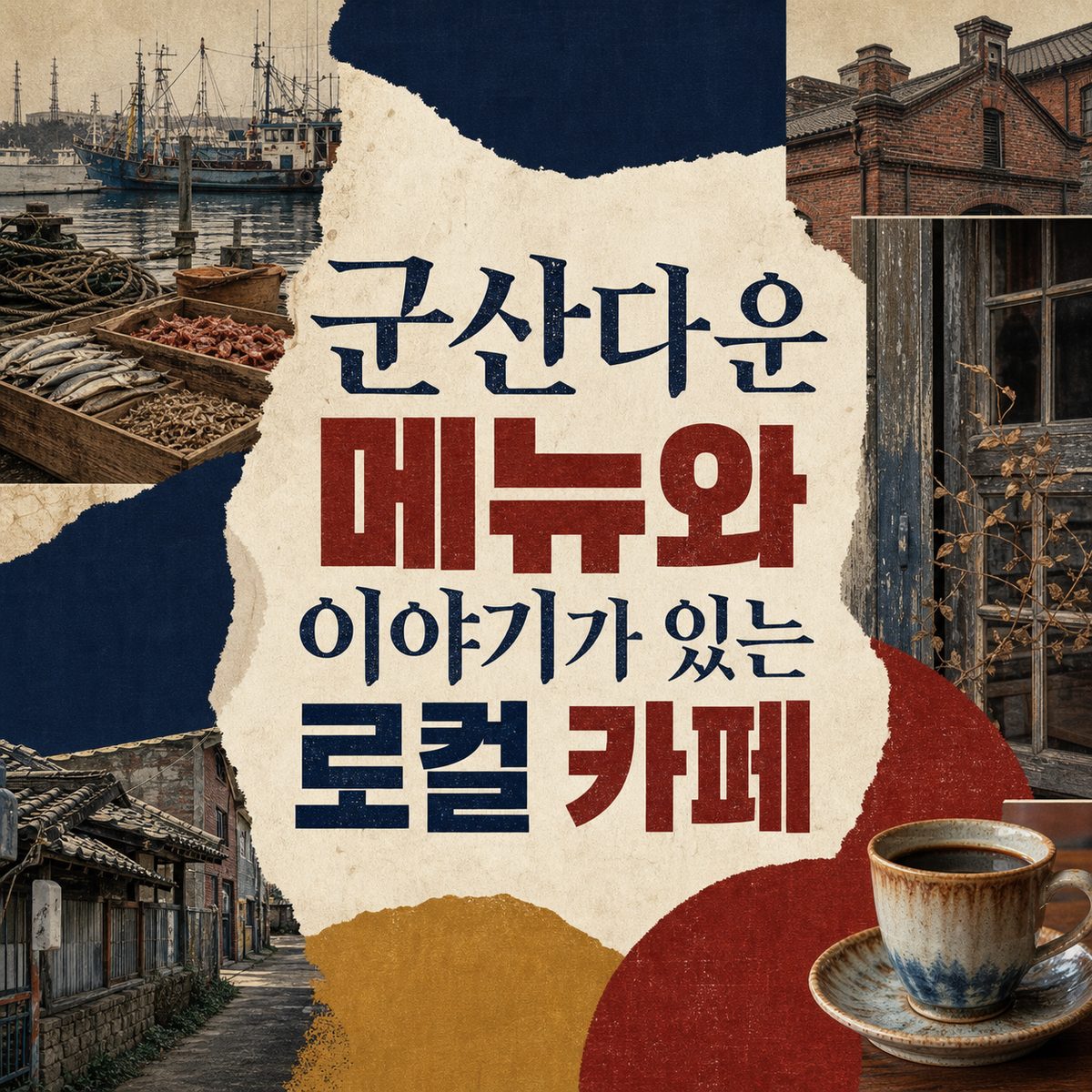 군산다운 메뉴와 이야기가 있는 로컬 카페