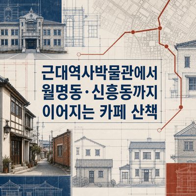 근대역사박물관에서 월명동·신흥동까지 이어지는 카페 산책