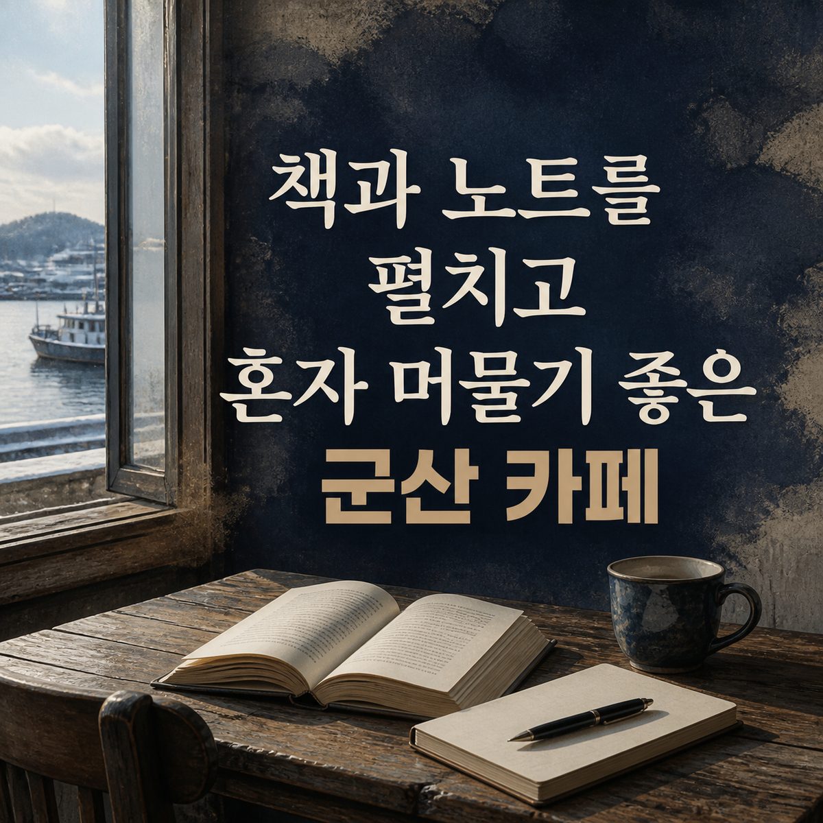 책과 노트를 펼치고 혼자 머물기 좋은 군산 카페