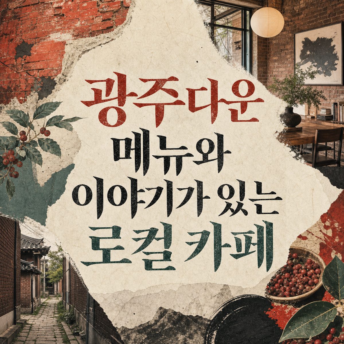 광주다운 메뉴와 이야기가 있는 로컬 카페