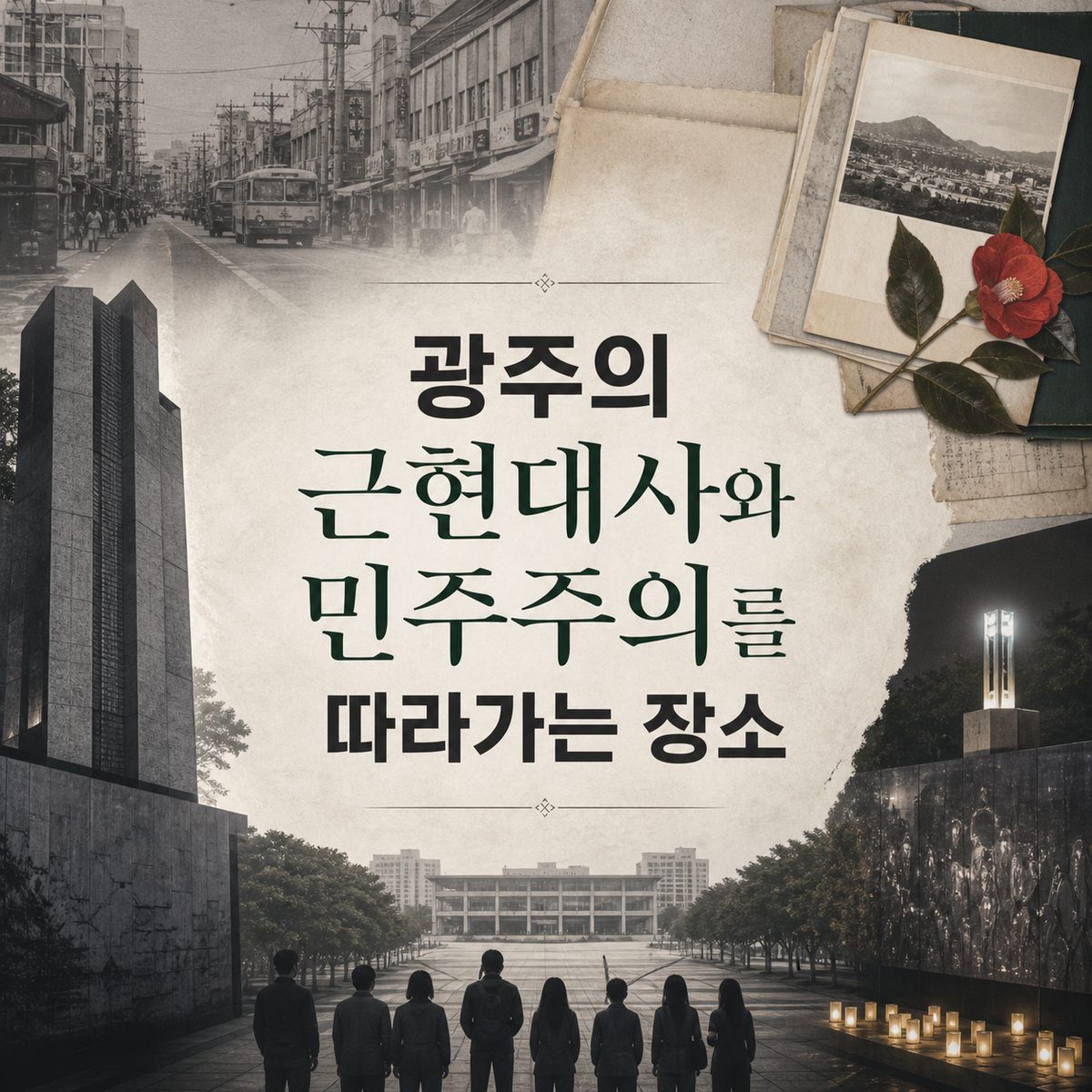 광주의 근현대사와 민주주의를 따라가는 장소