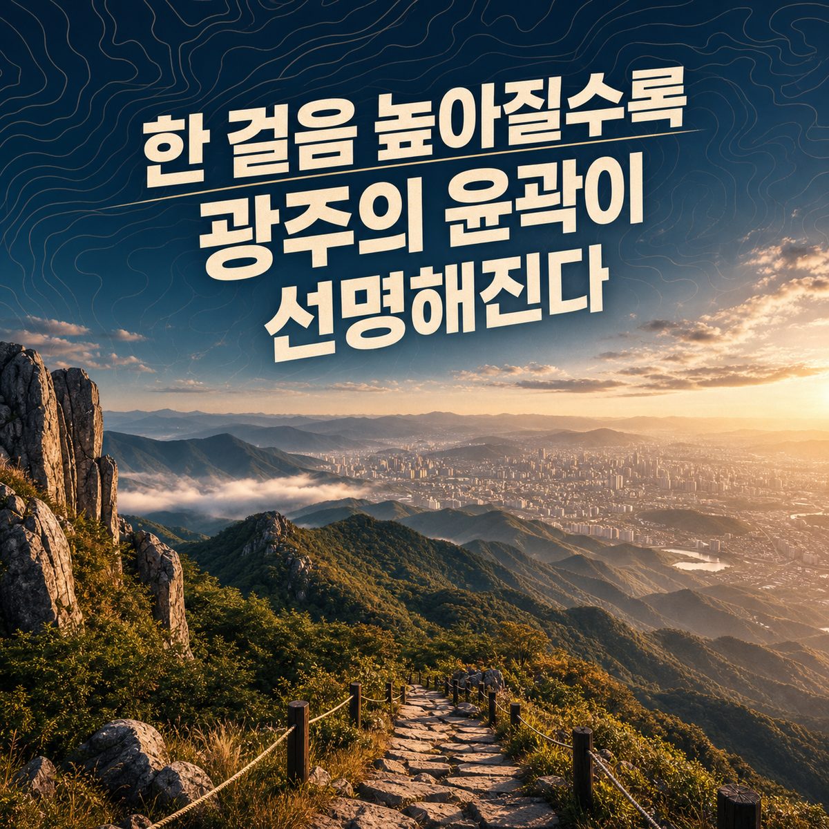 한 걸음 높아질수록 광주의 윤곽이 선명해진다