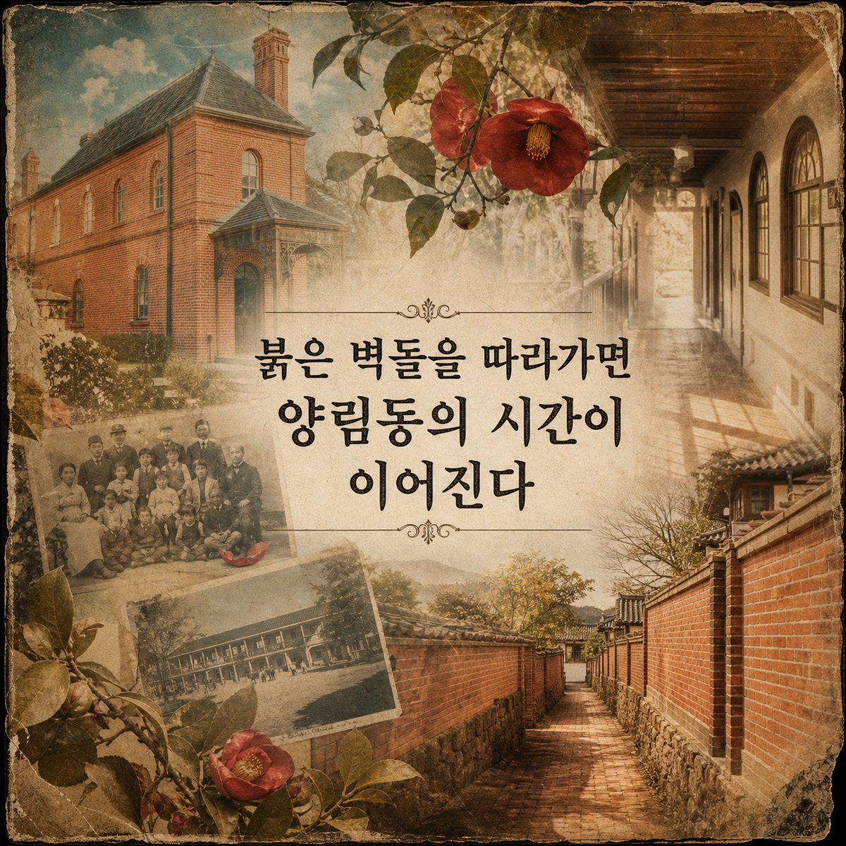 붉은 벽돌을 따라가면 양림동의 시간이 이어진다