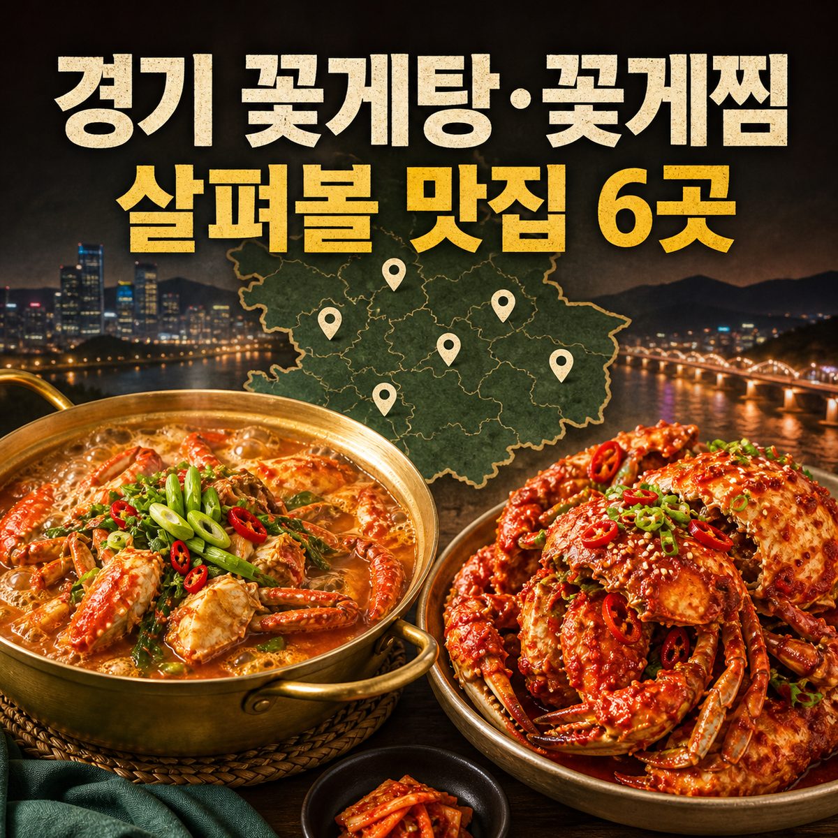 경기에서 꽃게탕과 꽃게찜을 찾을 때 살펴볼 맛집 6곳