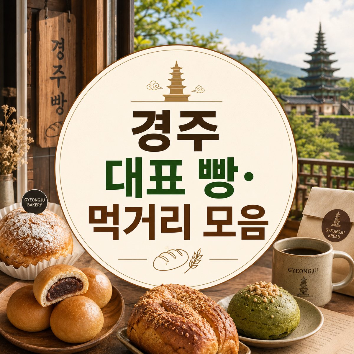 경주 대표 빵·먹거리 모음