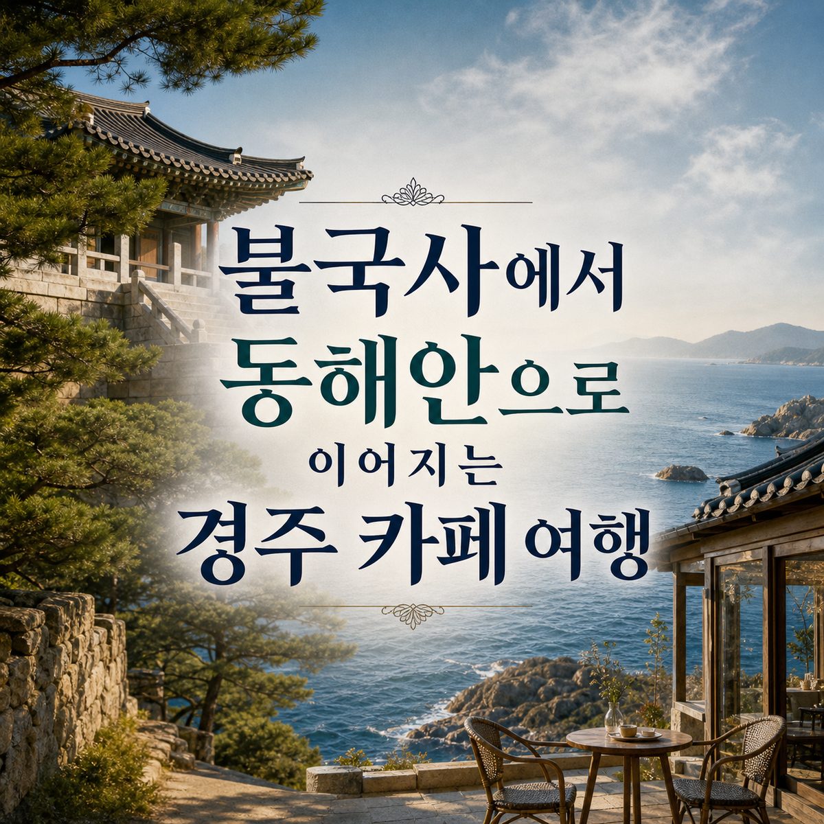 불국사에서 동해안으로 이어지는 경주 카페 여행