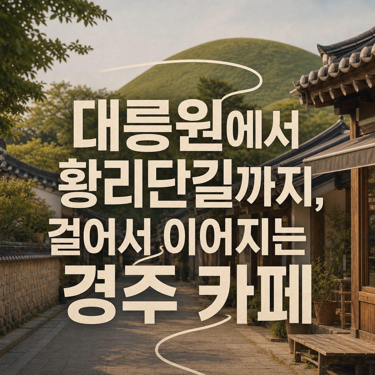 대릉원에서 황리단길까지, 걸어서 이어지는 경주 카페