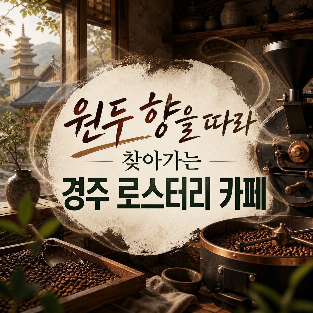 원두 향을 따라 찾아가는 경주 로스터리 카페