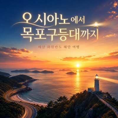 오시아노에서 목포구등대까지 해남 화원반도 해안 여행