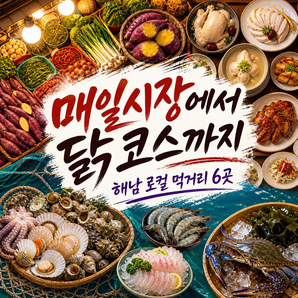 매일시장에서 닭코스까지 해남 로컬 먹거리 6곳