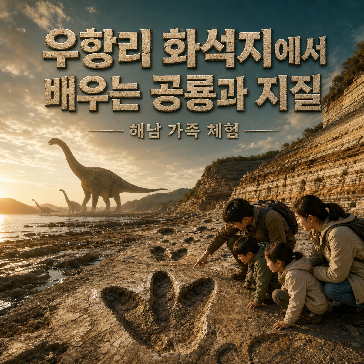 우항리 화석지에서 배우는 해남 공룡·지질 체험
