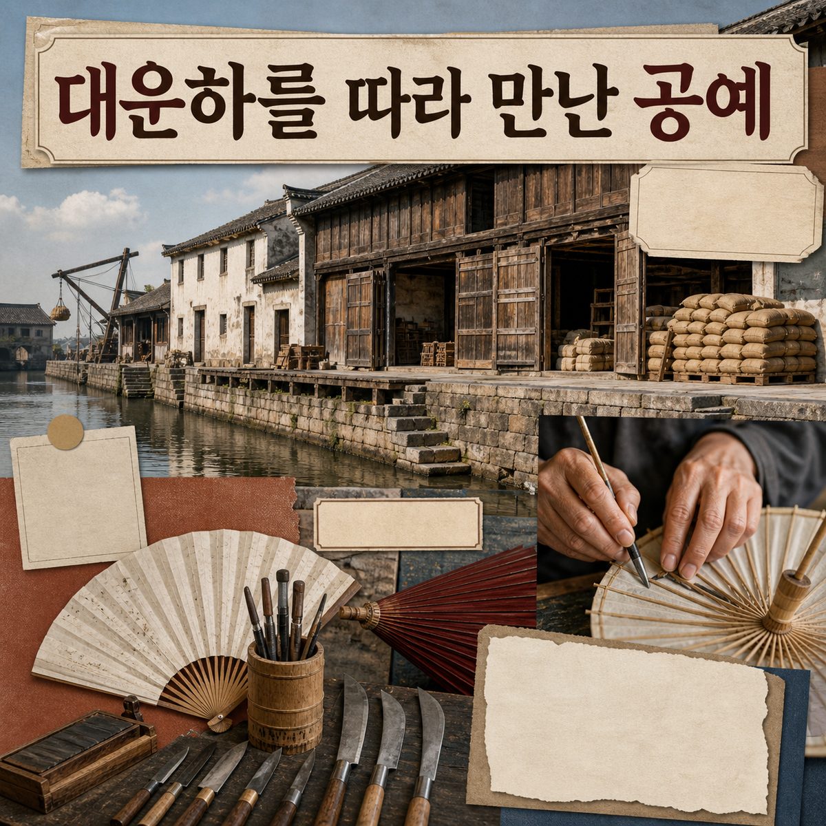 창고와 공예관을 따라 걷는 항저우 대운하 여행