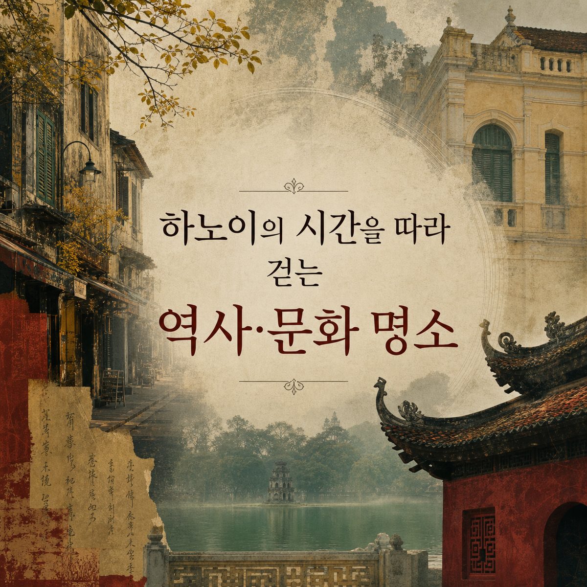 하노이의 시간을 따라 걷는 역사·문화 명소