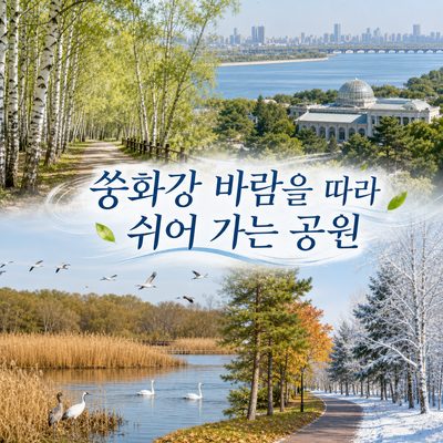 쑹화강 바람을 따라 쉬어 가는 하얼빈의 공원