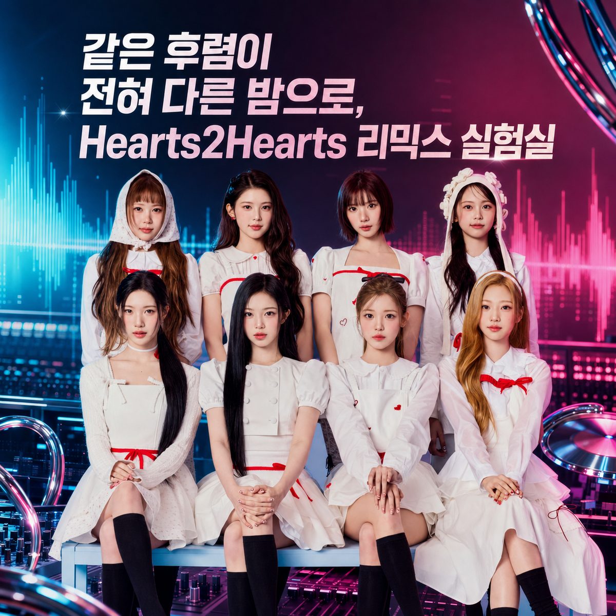 The Same Chorus in a Completely Different Night: Hearts2Hearts Remix Lab