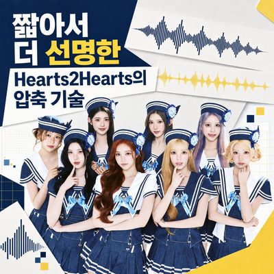 짧아서 더 선명한 Hearts2Hearts의 압축 기술