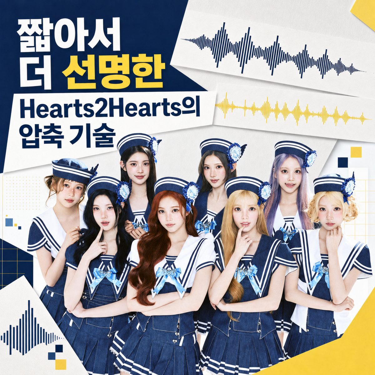 짧아서 더 선명한 Hearts2Hearts의 압축 기술