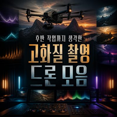 Collection of High-Quality Filming Drones Considering Post-Production