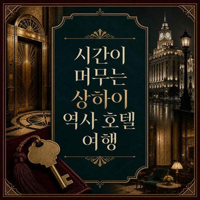 시간이 머무는 상하이 역사 호텔 여행