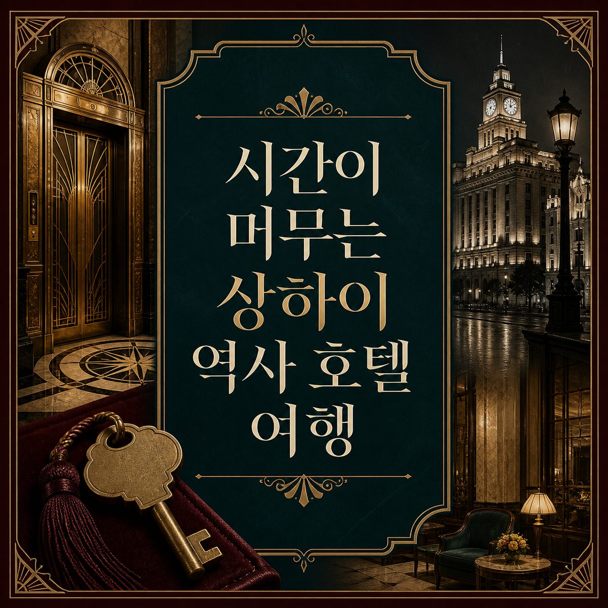 시간이 머무는 상하이 역사 호텔 여행