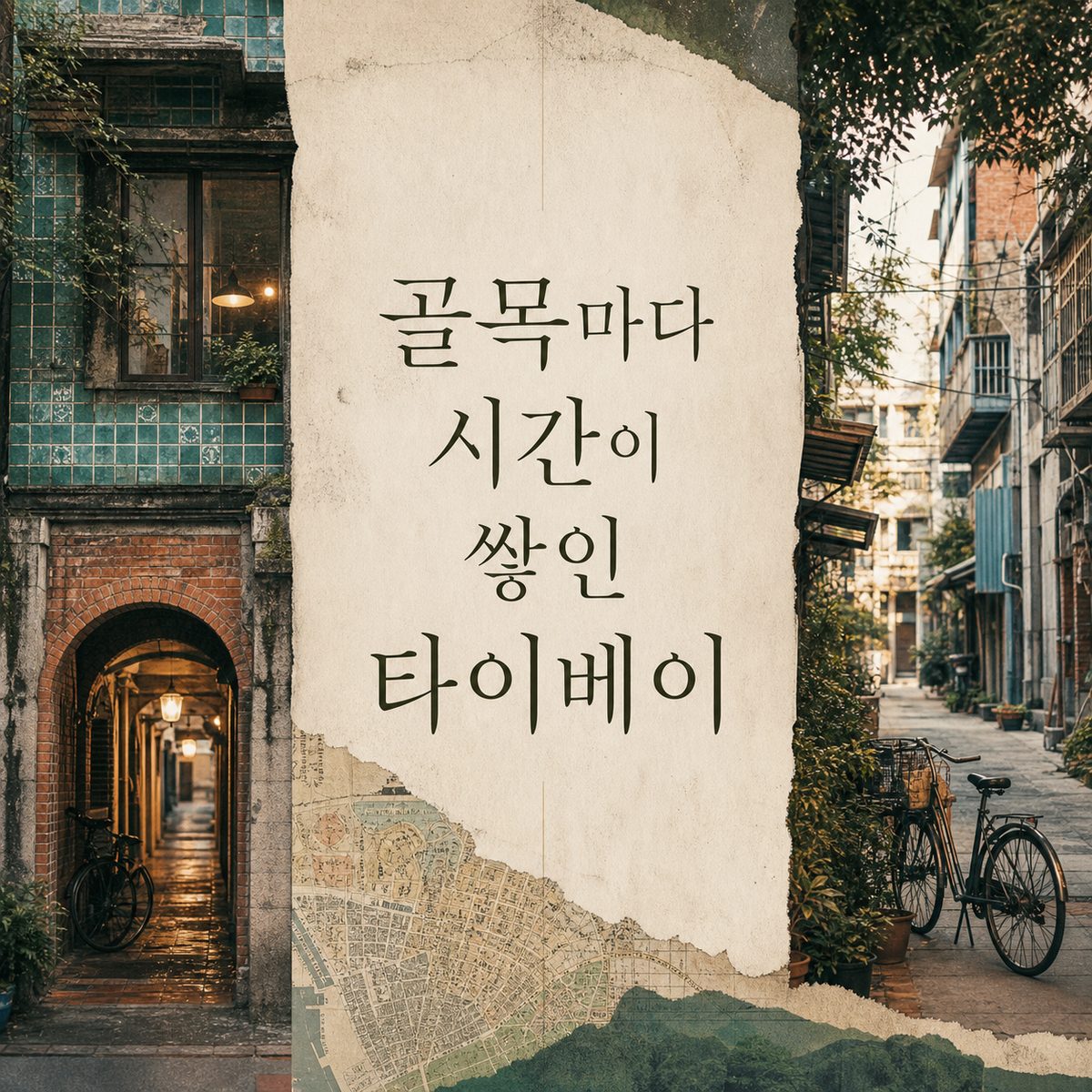 골목마다 시간이 쌓인 타이베이