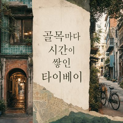 골목마다 시간이 쌓인 타이베이