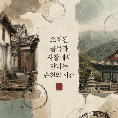오래된 골목과 사찰에서 만나는 순천의 시간