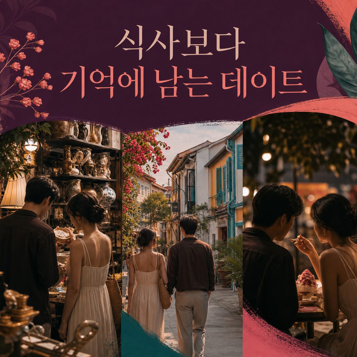 식사보다 기억에 남는 홀랜드 빌리지 데이트