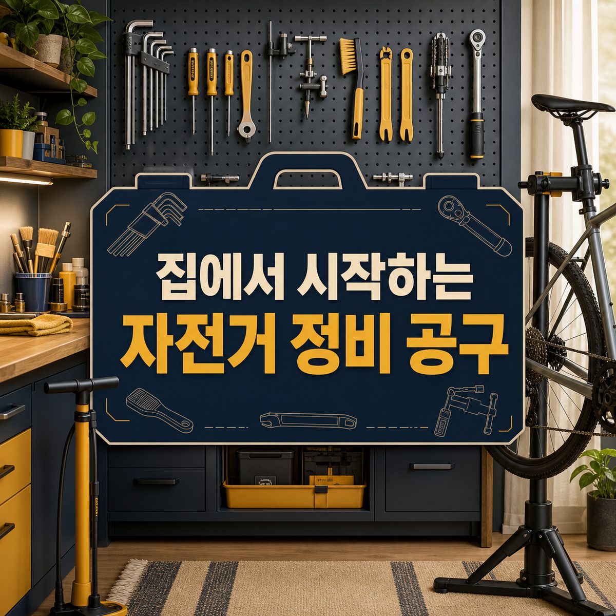 집에서 시작하는 자전거 정비 공구